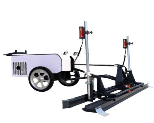 2 Wheel 3kw New Construction Laser Screed Machine