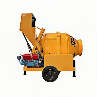 Portable JZC 350 Diesel Concrete Mixer