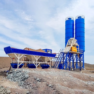Small 35 m3/h Stationary Concrete Batching Plant for Sale