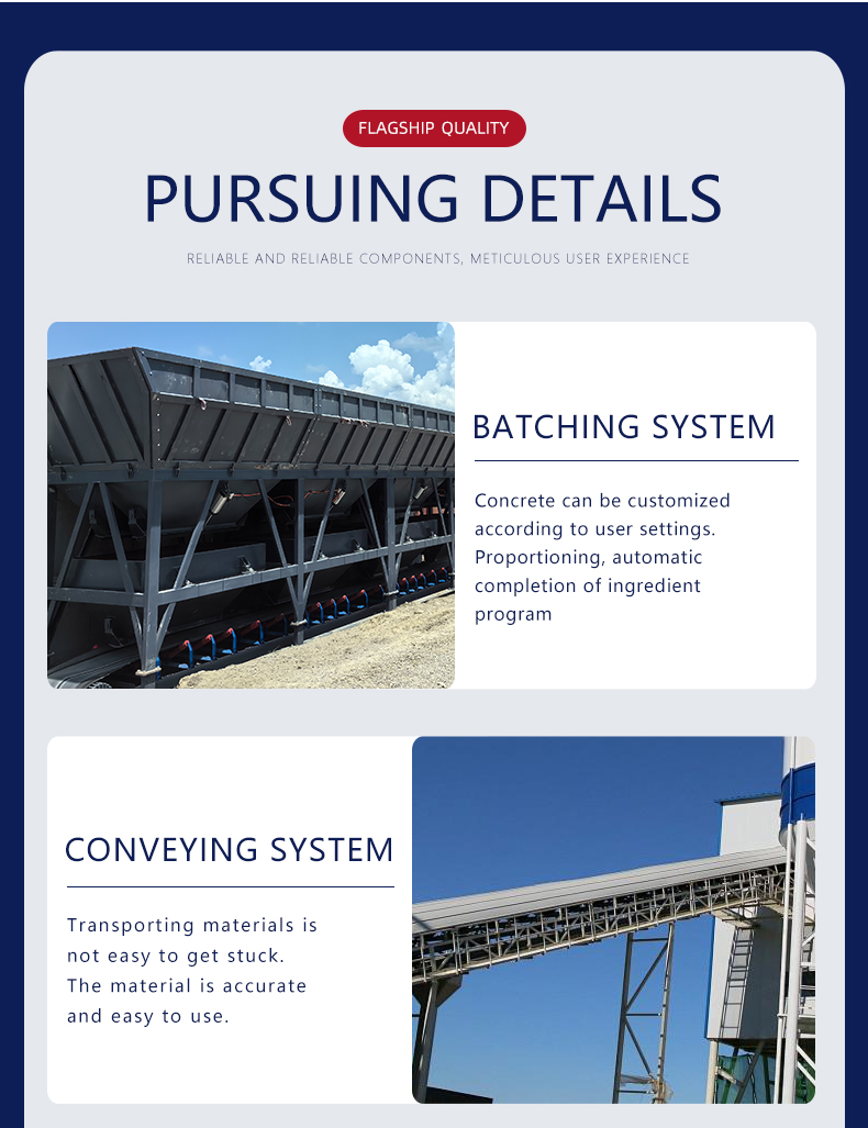 60m³/h Stationary Concrete Mixing Plant for Sale 