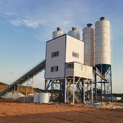 60m³/h Stationary Concrete Mixing Plant for Sale 
