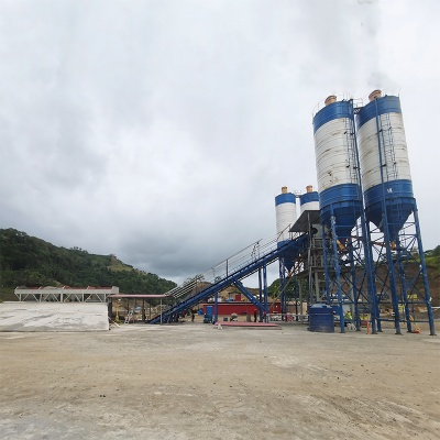 60m³/h Stationary Concrete Mixing Plant for Sale 