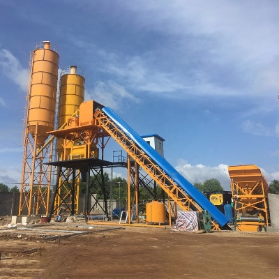 60m³/h Stationary Concrete Mixing Plant for Sale