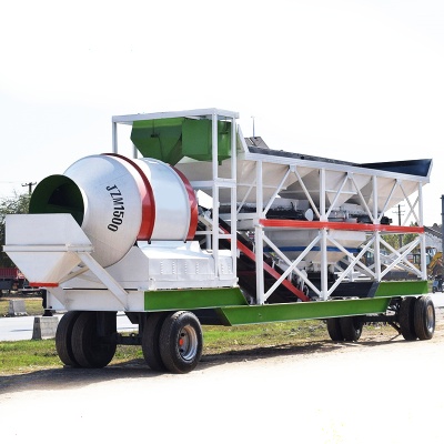 Ready Mix Mobile Mini Concrete Batching Plant for Sale