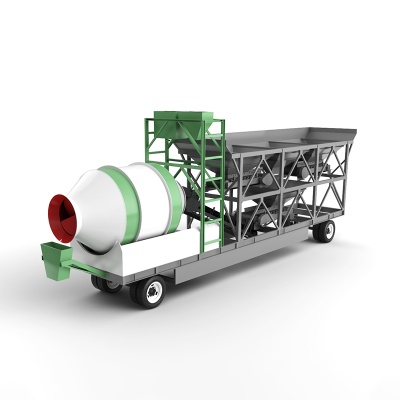 Ready Mix Mobile Mini Concrete Batching Plant for Sale