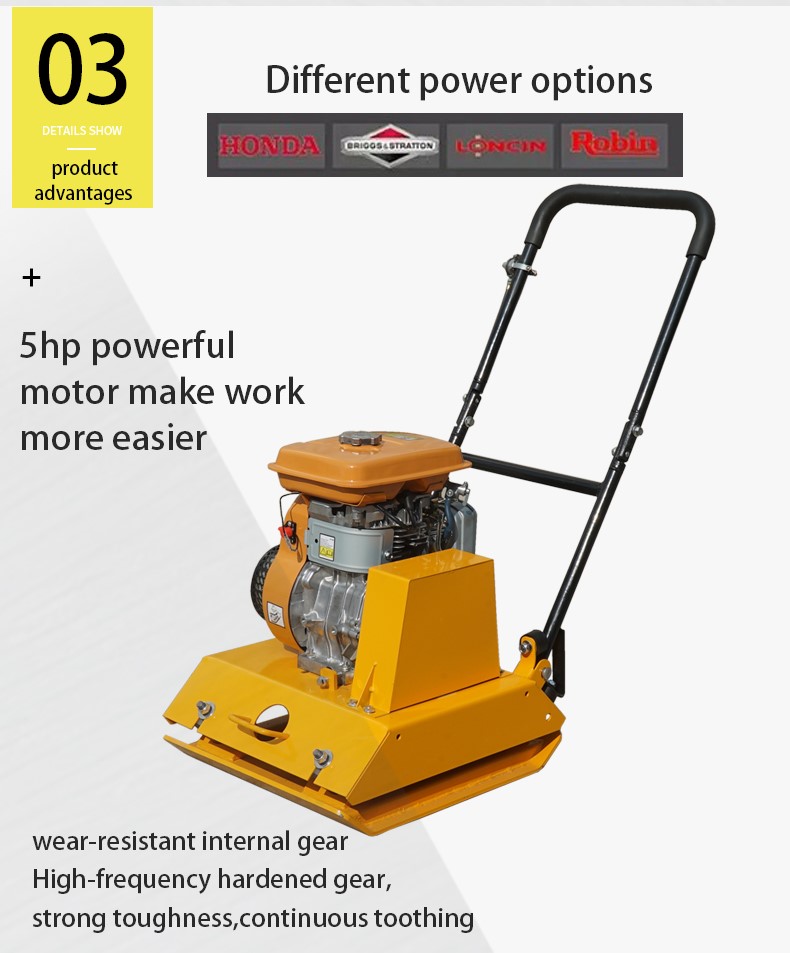 C120T Gasoline Asphalt Vibrating Plate Compactor for sale