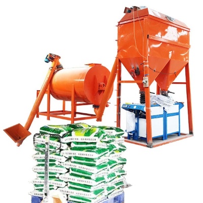 Simple Dry Mortar Production Line 1-3T/H Tile Adhesive Mix Making Machine