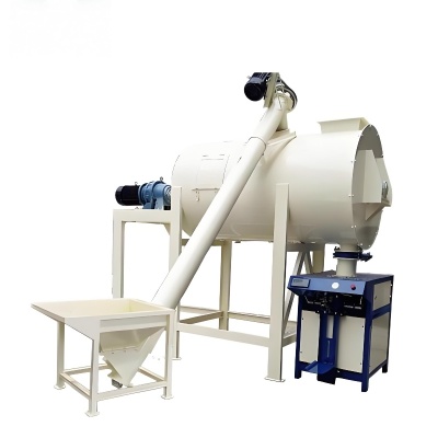 Simple Dry Mortar Production Line 1-3T/H Tile Adhesive Mix Making Machine